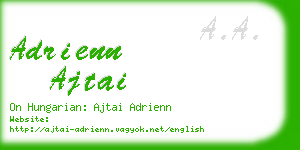 adrienn ajtai business card